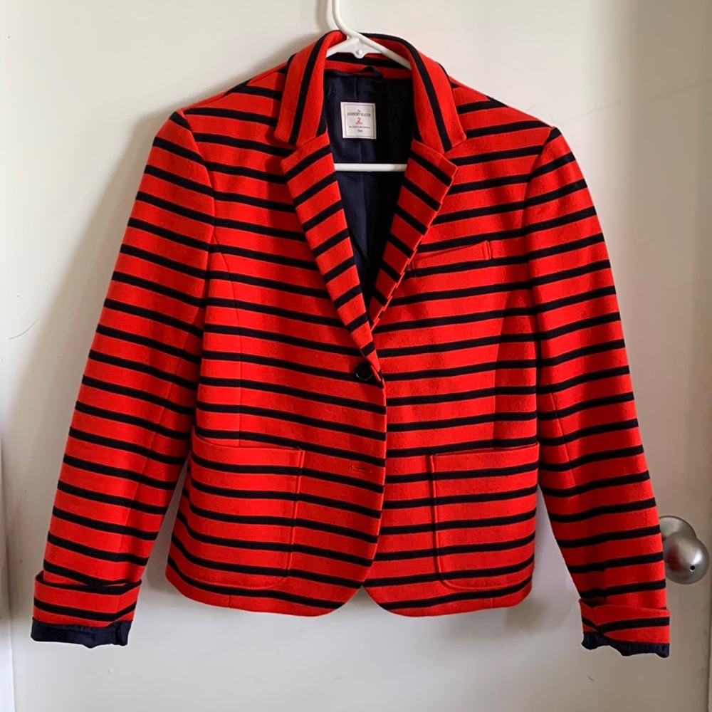 Red Blazer Jacket Gap 2 Petite